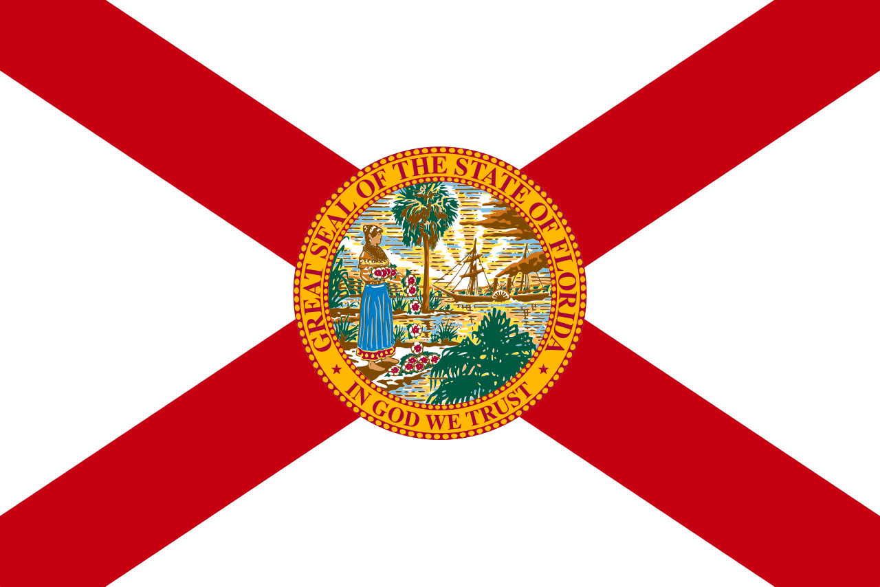 Florida state flag - Remote PE stamp services available